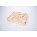 Naturel Jumbo Blokken Set – 54 Massief Houten Bouwblokken voor Creatief Spel en Motorische Ontwikkeling