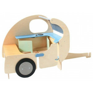 Houten Caravan Speelhoek