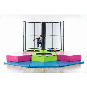 Mini Jump Trampolinepark Kleuters/Peuters, 4 Trampolines