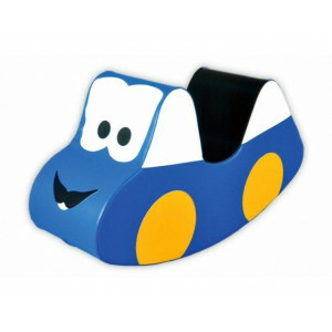 Soft Play Foam Schommel Auto Blauw