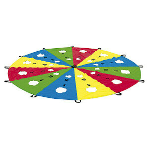 Parachute met schietgaten Ø400 cm. – Ideaal voor Groepsspellen en Kindergym