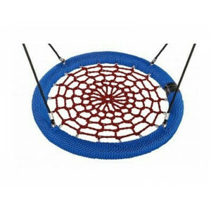 Nestschommel Rosette Rond Rood/Blauw Openbaar