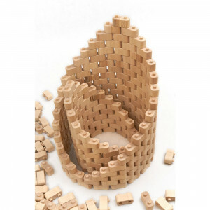 Steck Blokken JUNIOR – 96-Delige Houten Bouwset - Creatief Spelen voor Kinderen 1+