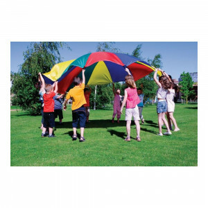 Parachute Ø700 cm – 20 Handgrepen voor Groepsspellen en Kindergym – Ideaal voor Lichamelijke Opvoeding en Verjaardagsfeestjes