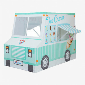 Role Play IJS & Cupcake Foodtruck - Speeltent voor kinderen - 147 x 86 x 107 cm - Premium Handgemaakt puur Katoen - Speelhuis voor binnen en buiten - Kindertent voor jongens en meisjes