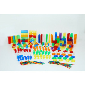 Mega Set Transparante Kleur Vormen - Educatief Speelgoed - 634-delige Set voor Creatief Leren