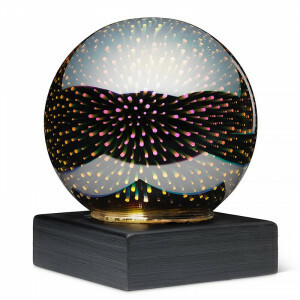 Fiber Ball LED Sensorisch Nachtlampje - 12cm | Kleurrijke Lichtshow met Stereffect en USB-adapter | Voor Kinderen en Volwassenen