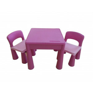 5 in 1 multifunctionele activiteitentafel en 2 stoelen - roze