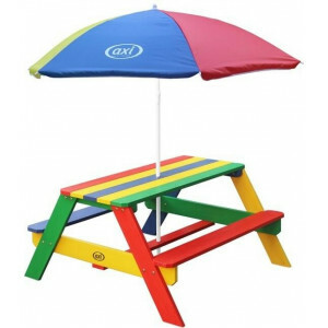 Nick Zand & Water Picknicktafel Regenboog - Parasol Regenboog