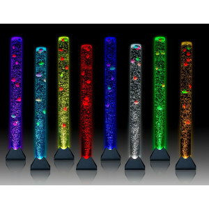 Sensorische Bubbelbuis met Visjes 120 cm – Bubbelzuil met Afstandsbediening voor Ontspanning en Therapie