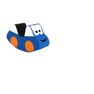 Foam Schommel Auto Blauw: Veilig Schommelen & Motorische Training