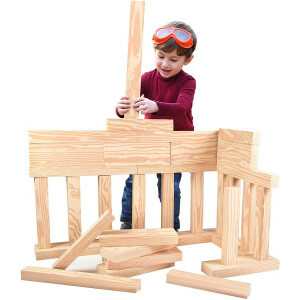 Houten Balken Schuimblokset - 24 Stuks | Educatief en Creatief Bouwspeelgoed voor Kinderen