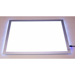 A3 LED Lichtpaneel Rechthoekig - 47 x 34,5 cm | Educatief Speelgoed voor Kinderen | Ideaal voor Licht-, Kleur- en Vormonderzoek