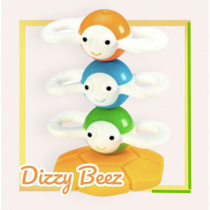 Dizzy Beez - Magnetische Bijtringen en Stapelspeelgoed voor Baby’s - Educatief, Sensorisch en Kleurrijk Speelplezier - Vanaf 10 Maanden
