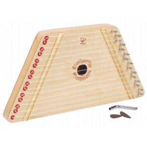 Happy Harp – Houten Speelgoed Harp voor Kinderen met 15 Snaren, Plectrums & Muziekboekje | Stimuleer Muzikale Ontwikkeling