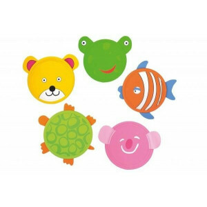 Dieren Frisbee - BS (GA175) Set van 5