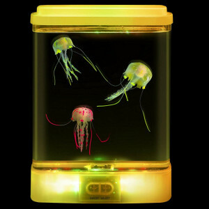Kwallen Aquarium - Fluorescerend LED Sfeerlamp met Beweging - 27x17x7 cm - Sensorisch & Rustgevend