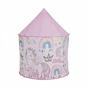 Eenhoorn Speeltent voor Meisjes – Magische Unicorn Tent voor Binnen & Buiten – Creatieve Speelruimte voor Kinderen – EN71 Veilig & Duurzaam – Met Opbergtas
