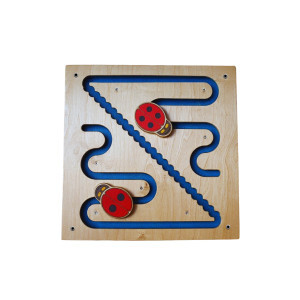 Wandpaneel Lieveheersbeestje – Educatief & Sensorisch Speelpaneel voor Kinderen