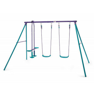 Metalen Jupiter Schommel Plum – Stevige en Duurzame Buitenschommel voor Kinderen (3-10 jaar)