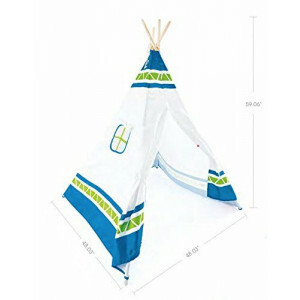 Teepee Tent (blauw) - Hape