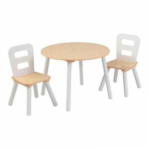 Set ronde tafel en stoelen voor kinderen