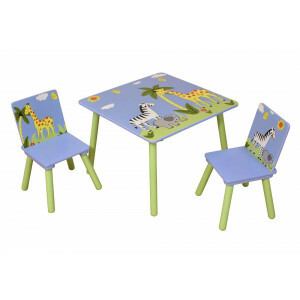Safari vierkante tafels met 2 stoelen (TF5001)